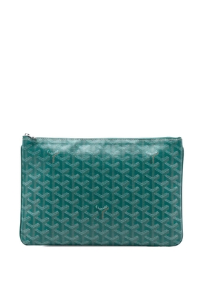 Goyard Pre-Owned 2017 Goyardine Senat MM clutch bag - Green