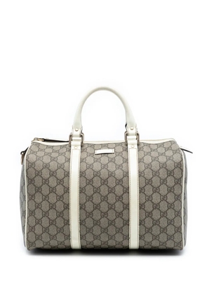 Gucci Pre-Owned 2016-2026 Medium GG Supreme Joy boston bag - Brown