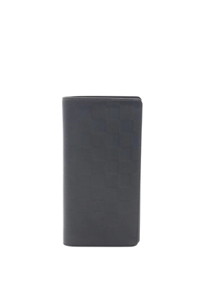 Louis Vuitton Pre-Owned 2014 Damier Infini Portefeuille Brazza long wallets - Black