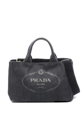Prada Pre-Owned Canapa logo tote bag - Blue