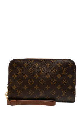 Louis Vuitton Pre-Owned 1982 Monogram Orsay clutch bag - Brown