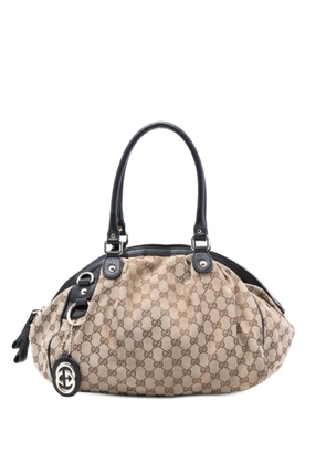 Gucci Pre-Owned 2016-2025 GG Canvas Sukey satchel - Brown