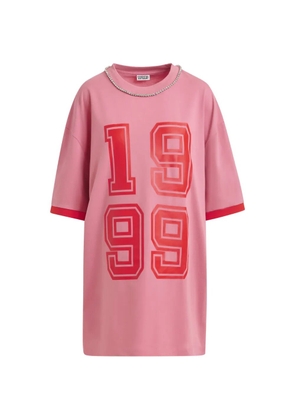 Essentiel Antwerp numeric-print T-shirt - Pink