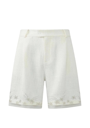 BIRTH OF ROYAL CHILD embellished shorts - Neutrals