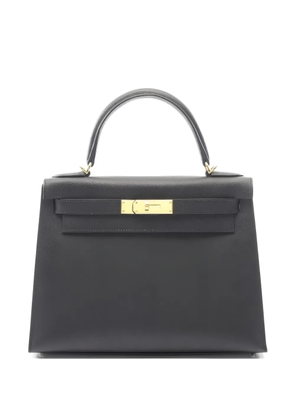 Hermès Pre-Owned 2022 28 Kelly epsom leather tote bag - Black