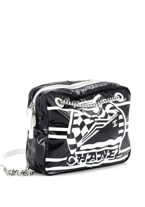CHANEL Pre-Owned La Pausa Bay Camera Case Bag Printed Vinyl Small shoulder bag - Black