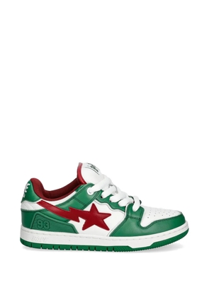 A BATHING APE® star-embellishment sneakers - White
