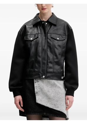 Karl Lagerfeld Jeans pockets panelled jacket - Black