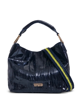 Essentiel Antwerp logo-plaque tote bag - Black