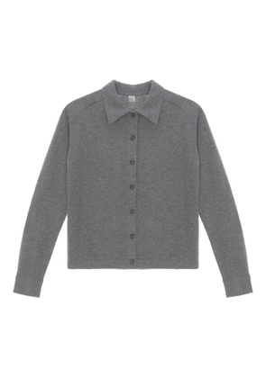 TOTEME raglan-sleeve cardigan - Grey