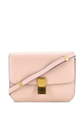 Celine Pre-Owned Classic Box Bag Smooth Leather Medium crossbody bag - Pink