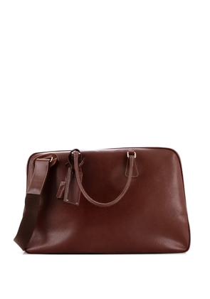 Prada Pre-Owned Convertible Travel Bag Leather Large crossbody bag - Brown