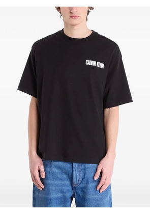 Calvin Klein logo-print T-shirt - Black