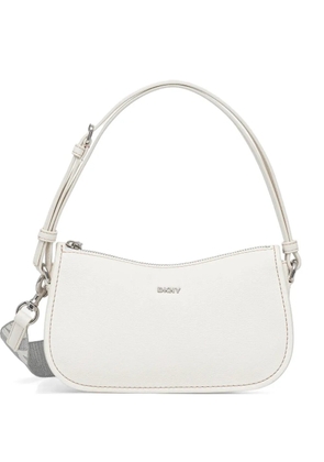 DKNY logo-plaque shoulder bag - White