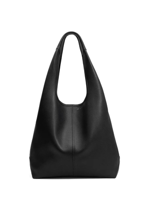 AMI Paris large Etienne leather shoulder bag - Black