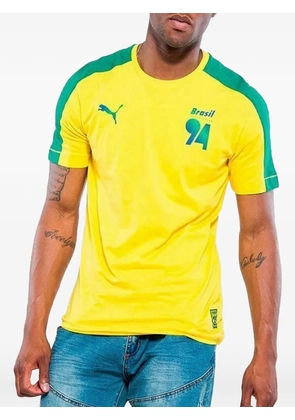 PUMA Forever Football T7 logo T-shirt - Yellow