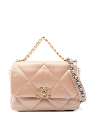 CHANEL Pre-Owned 2021 Dizeneuf 19 matelasse chain shoulder bag - Neutrals