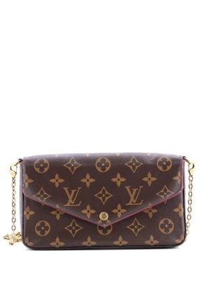 Louis Vuitton Pre-Owned Felicie Pochette Monogram Canvas crossbody bag - Brown