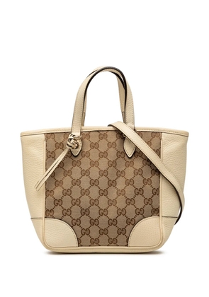 Gucci Pre-Owned 2000-2015 Small GG Canvas Bree satchel - Brown