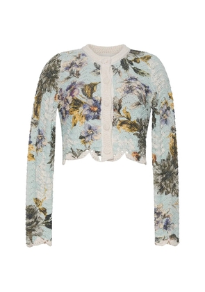 Cara Cara Jolene cropped cardigan - Blue