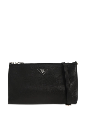 Prada Pre-Owned 1990-2000s leather shoulder bag - Black