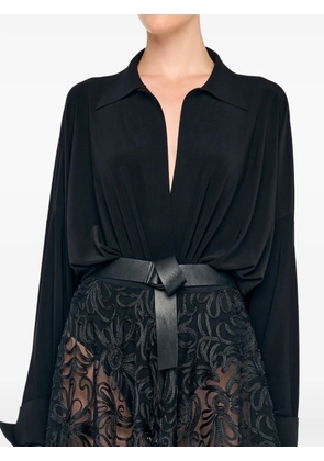 Norma Kamali knot belt - Black