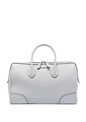 Gucci Pre-Owned 2016-2025 Medium Diamante Leather boston bag - White