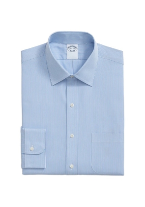Brooks Brothers chest-pocket striped-pattern shirt - Blue