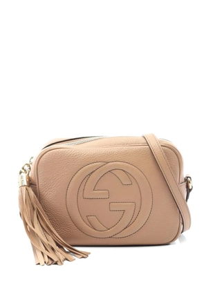 Gucci Pre-Owned 2000s interlocking-G leather crossbody bag - Neutrals