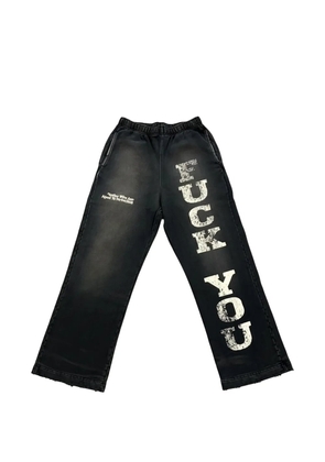 Better with Age graphic sweatpant - Black