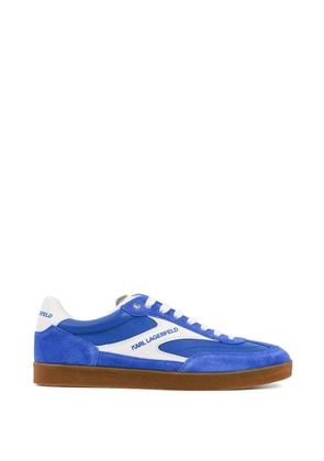Karl Lagerfeld panelled suede sneakers - Blue
