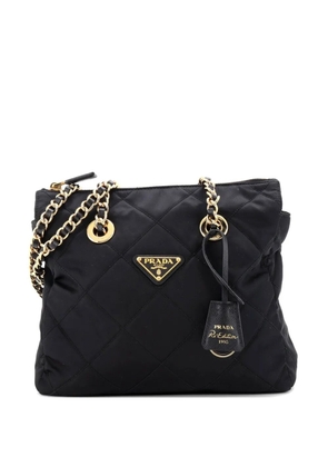Prada Pre-Owned Re-Edition 1995 Chain Quilted Re-Nylon Small tote bag - Black