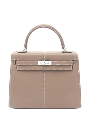 Hermès Pre-Owned 2022 25 Kelly Sellier handbag - Neutrals