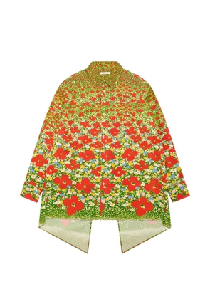 Craig Green open back floral shirt