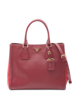 Prada Pre-Owned 2000s triangle-logo leather handbag - Red