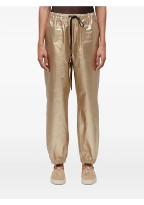 Osklen drawstring track pants - Gold