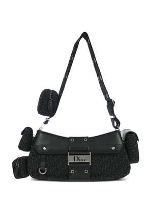 Christian Dior Pre-Owned 2002 trotter canvas shoulder bag - Black