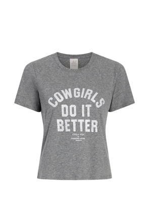 Cinq A Sept Heatset Cowgirls short-sleeve T-shirt - Grey