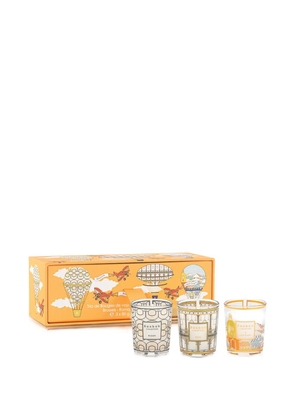 Baobab Collection Travel Trio box candles (set of three) - Orange