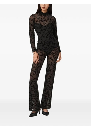 AllSaints Rylee floral long-sleeve jumpsuit - Black
