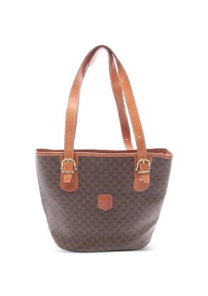 Celine Pre-Owned 2000s Macadam Monogram leathershoulder bag - Brown