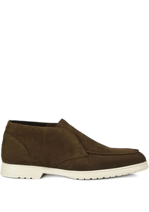 Doucal's suede slip-on boots - Brown