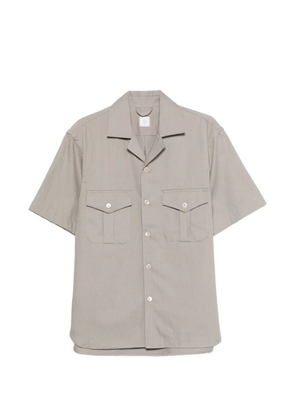 Eleventy patch pocket shirt - Grey