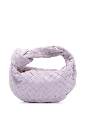 Bottega Veneta Pre-Owned 2012-2025 Mini Suede Intrecciato Jodie hobo bag - Purple