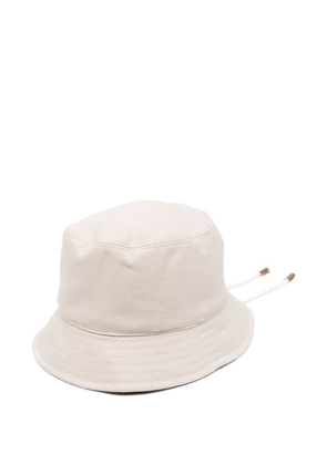 Eleventy drawstring bucket hat - Neutrals