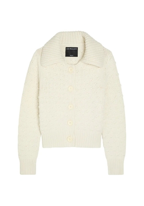 B.B. Walace Bourgeois long-sleeve cardigan - Neutrals