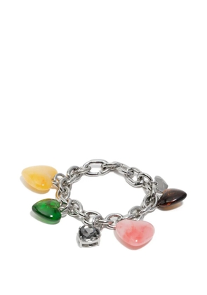 Bimba y Lola heart-charm chain bracelet - Silver