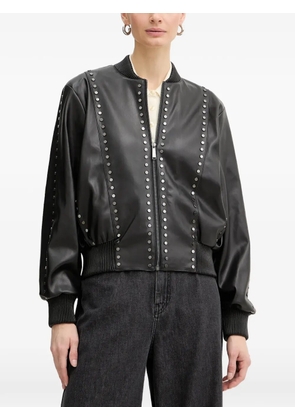Karl Lagerfeld studded bomber jacket - Black