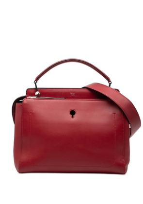 Fendi Pre-Owned 2010-2026 Medium Leather DotCom satchel - Red