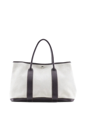 Hermès Pre-Owned 2004 Toile and Buffle Skipper Garden Party 36 tote bag - Brown